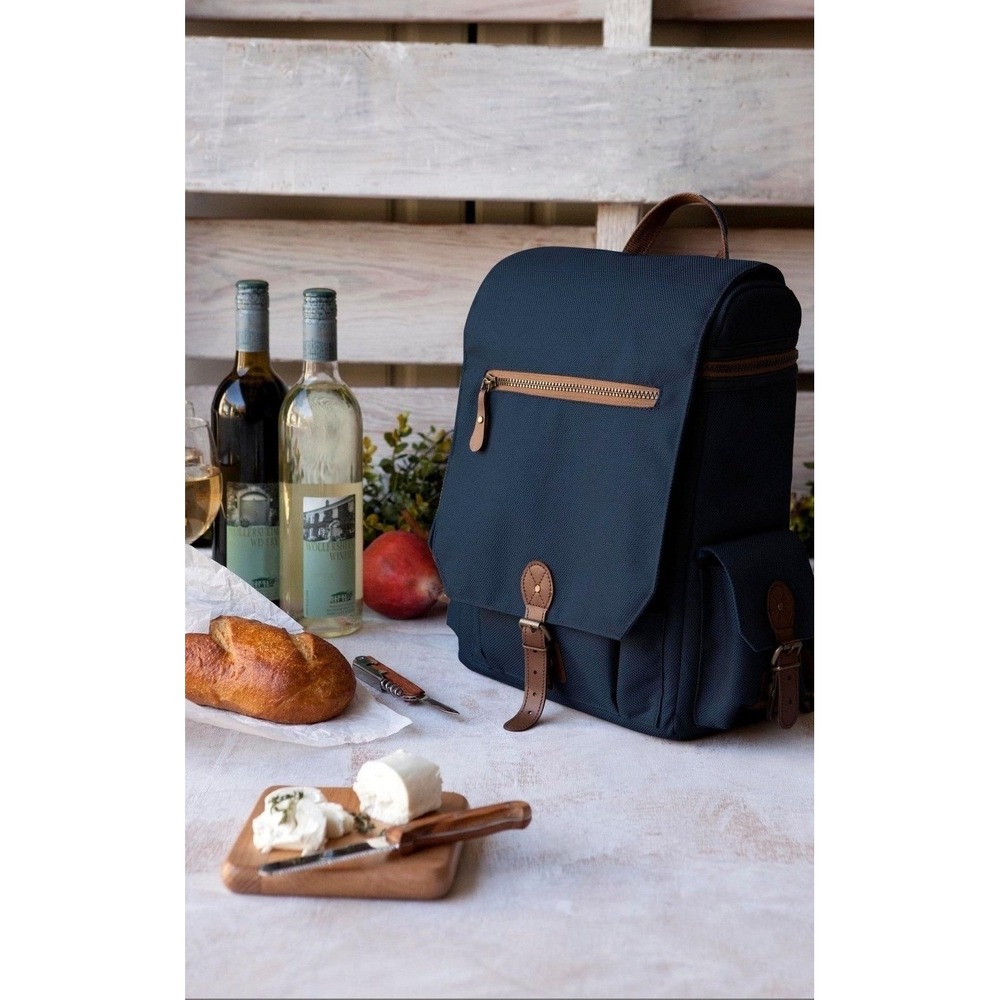 Legacy A Brand Moreno 3bottle Wine & Cheese Tote Padded Wine Carry Bag NWOT